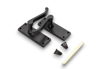 Matt Black Lever on Backplate Door Handles Home Decor
