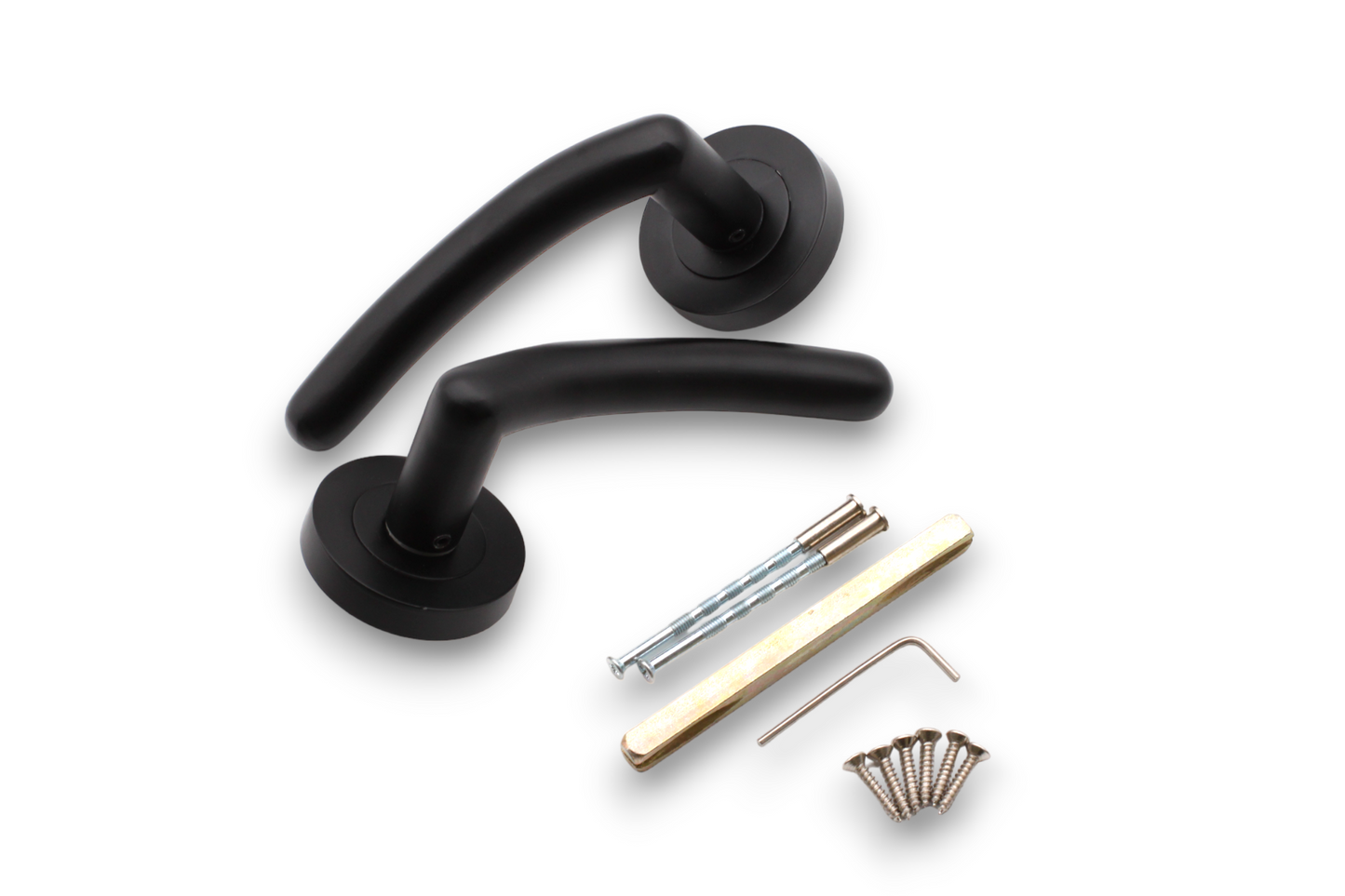 Matt Black Lever Door Handle Home Decor