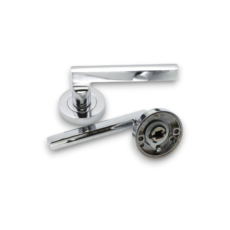 Drox Lever Door Handle Polished Chrome