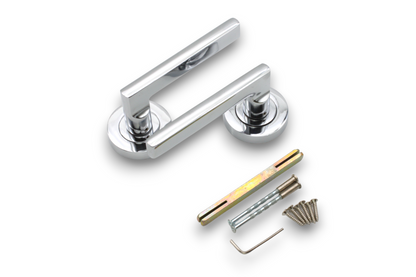 Lever on Rose Door Handle Home Decor