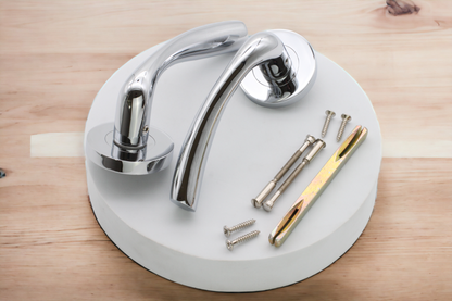 Polished Chrome Lever Door Handle Home Decor