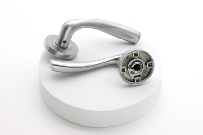Zofie Lever on Rose Satin Chrome Latch Pack