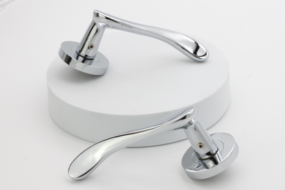 Rosalie Lever on Rose Polished Chrome Bathroom Pack