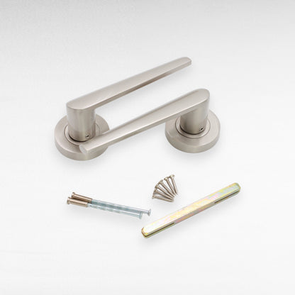 Lever on Rose Door Handle Home Decor