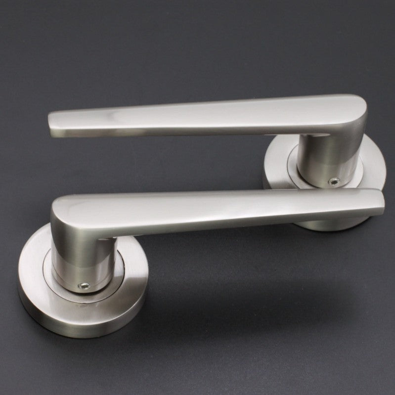 Aero Lever on Rose Satin Nickel