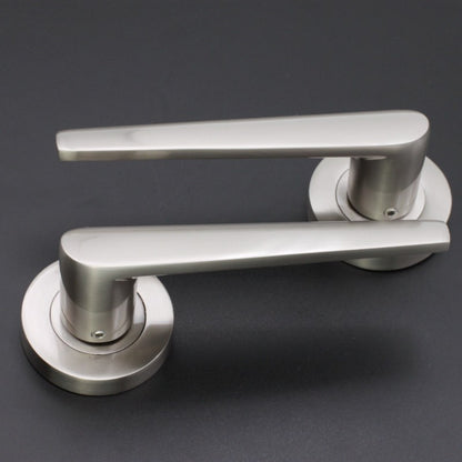 Aero Lever on Rose Satin Nickel