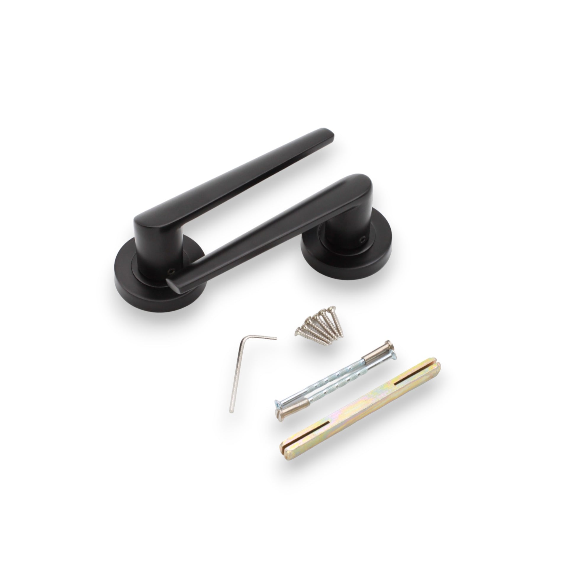 Lever on Rose Door Handle Home Decor