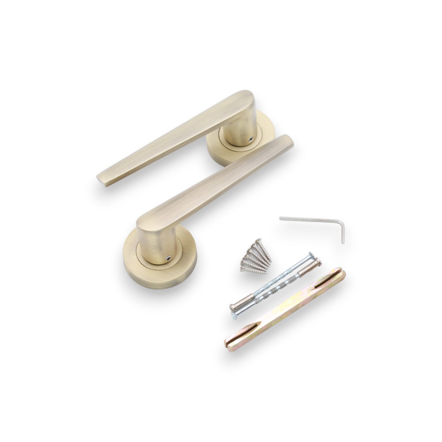 Lever on Rose Door Handle Home Decor