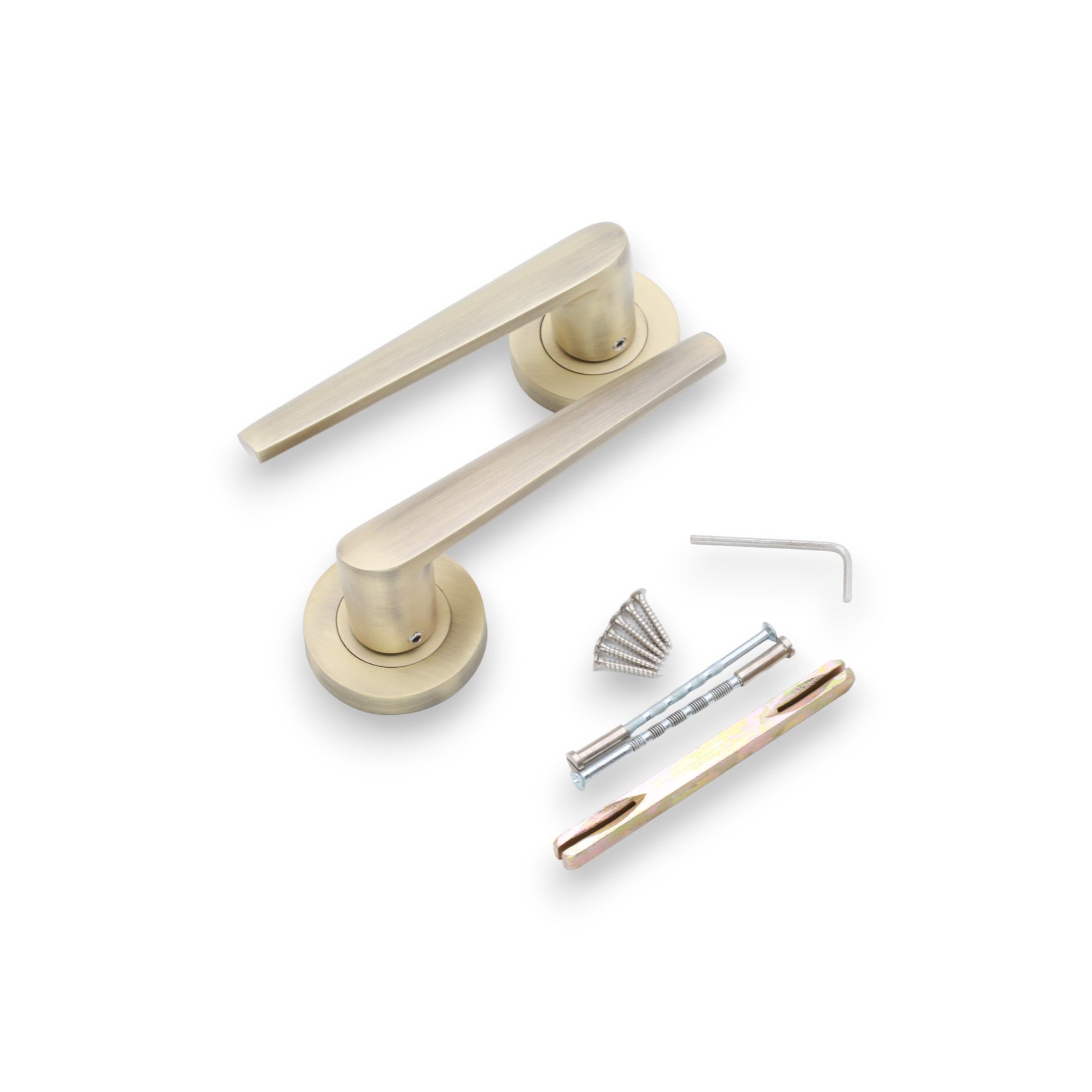 Lever on Rose Door Handle Home Decor