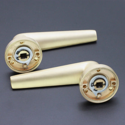 Aero Lever on Rose Satin Brass