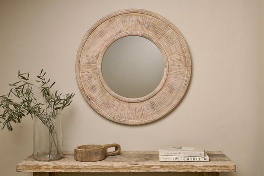 Wood Mirror Home Decor 