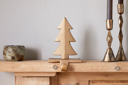 Kotta Stocking Antique Brass Tree Holder
