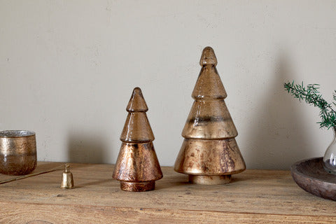 Glass Tree Christmas Home Decor