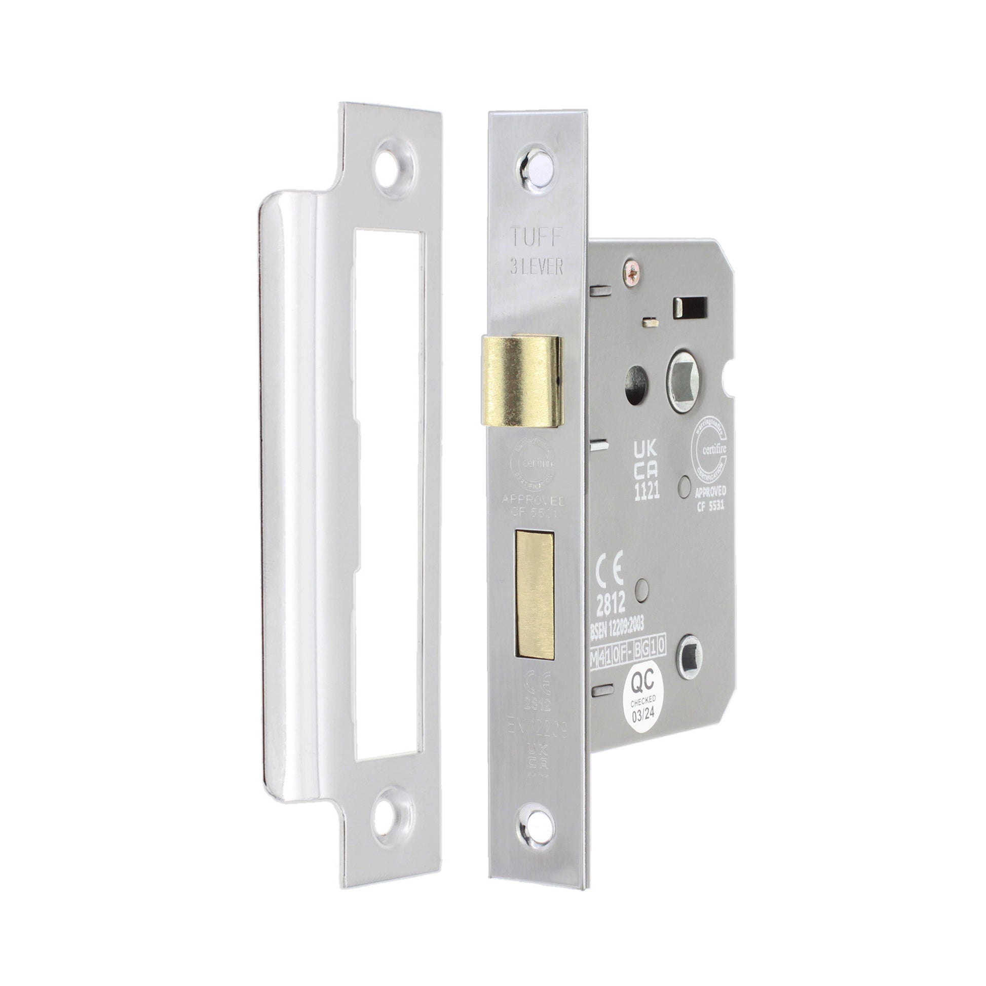 Nickel Plated Lever Bathroom Lock Home Decor 