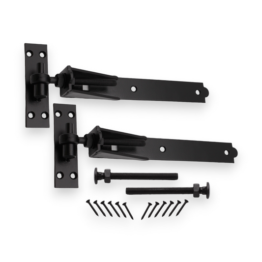 Hook and Band Hinge (2)- Adjustable 12" - 300mm Black