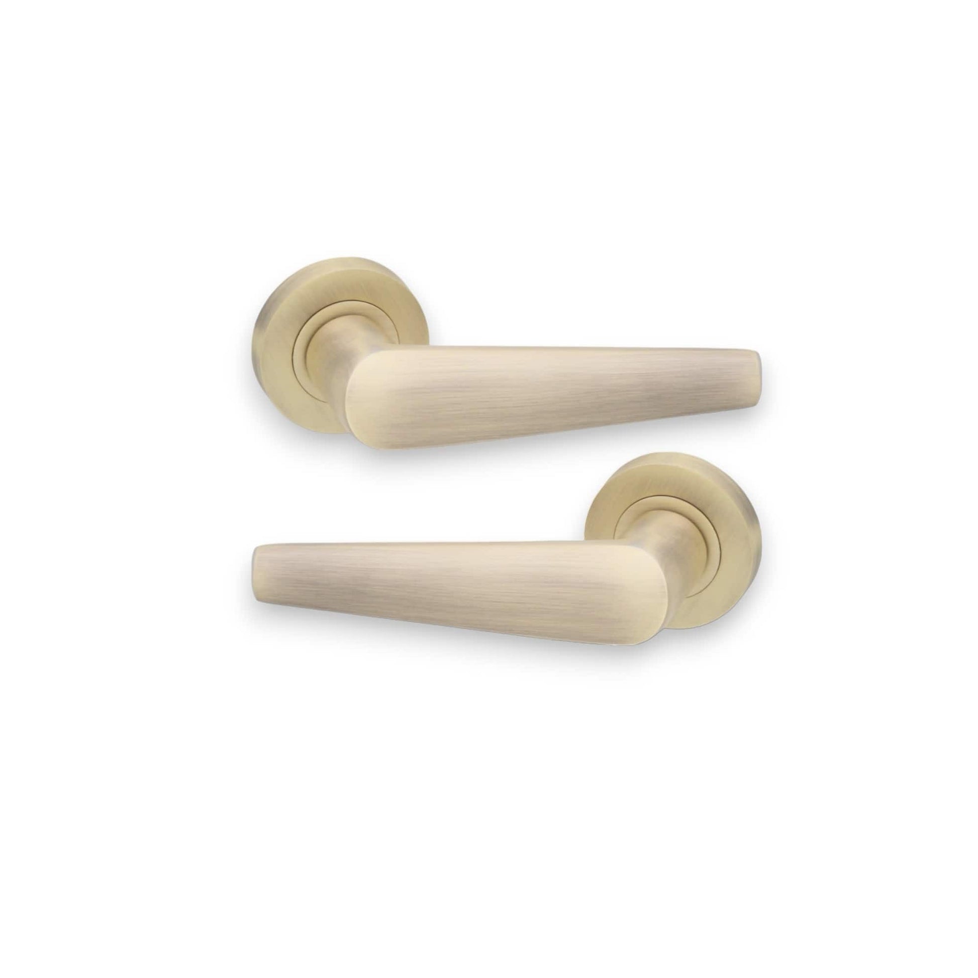 Lever on rose door handles home decor