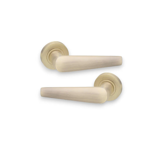 Lever on rose door handles home decor