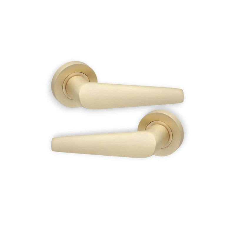 Lever on Rose Door Handles Home Decor