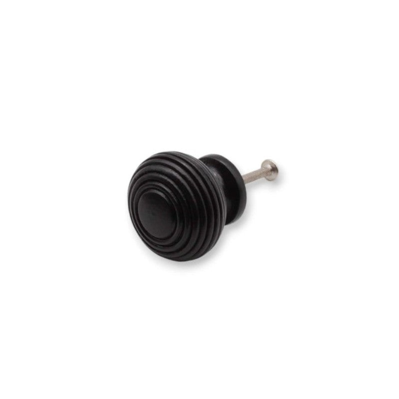 Ebonised Beehive Cupboard Door Knob Home Decor