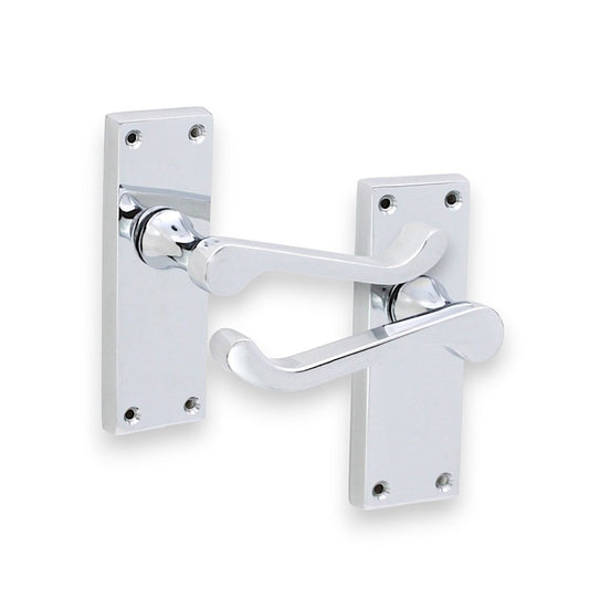 Lever on Backplate Door Handles Home Decor