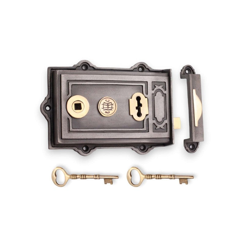 Davenport Rim Lock Pewter – Infinity Decor