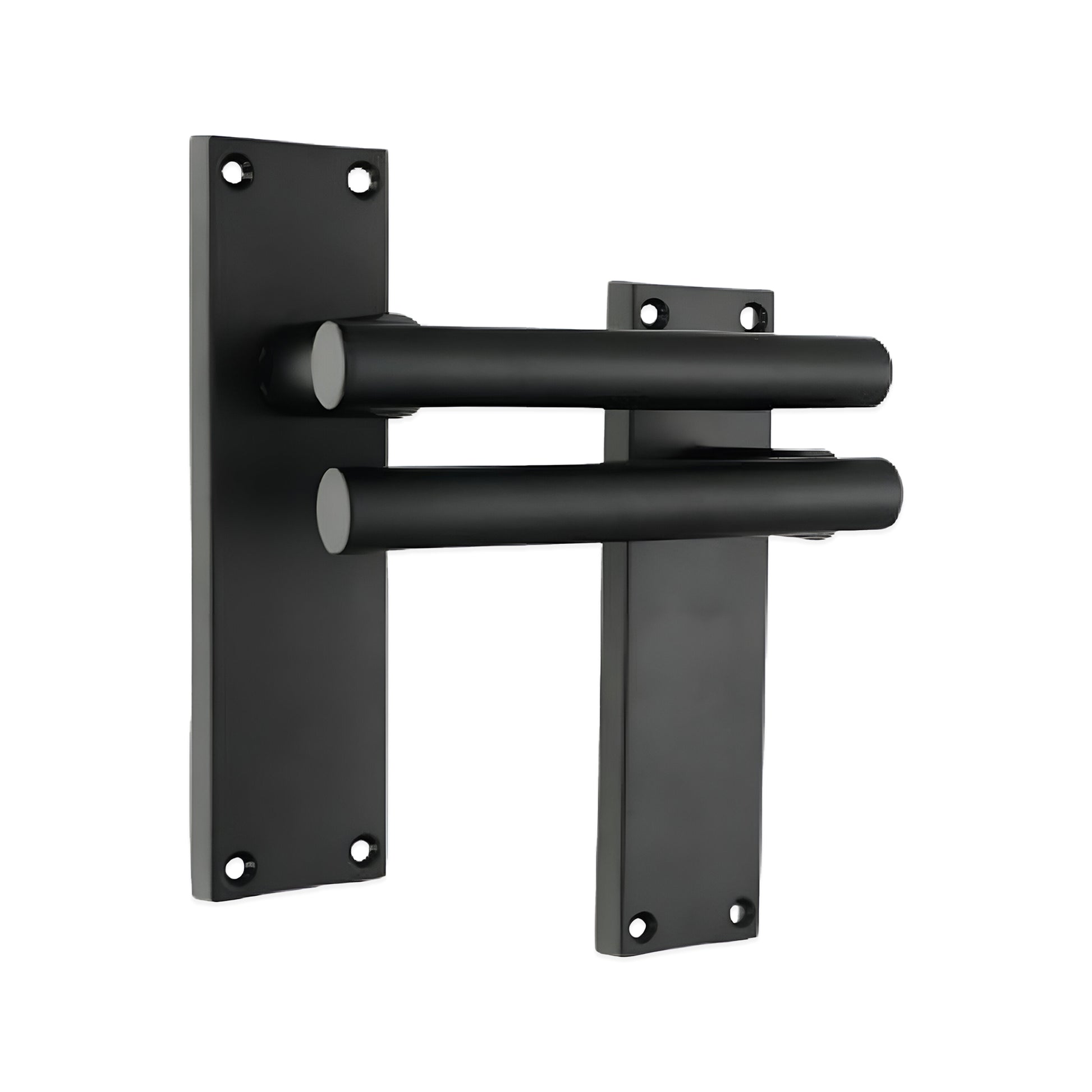 Lever on Backplate Latch Door Handle Home Decor 