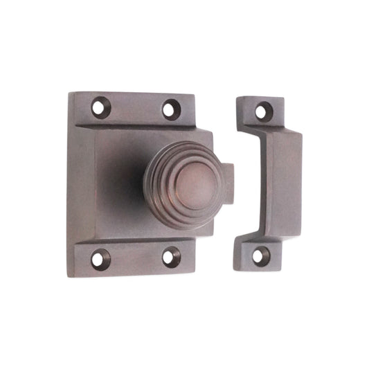 Beehive Cupboard Catch Aged Bronze