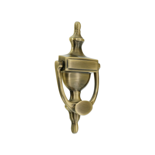Heurtoir de porte victorien 150 mm en laiton antique