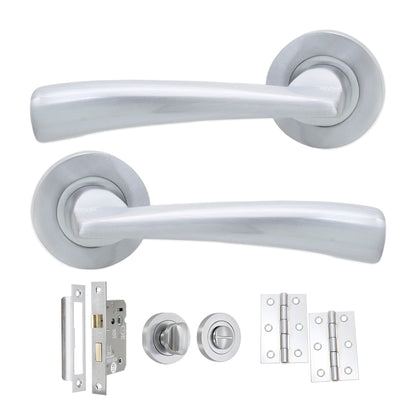 Lever on Rose Bath Pack Home Decor