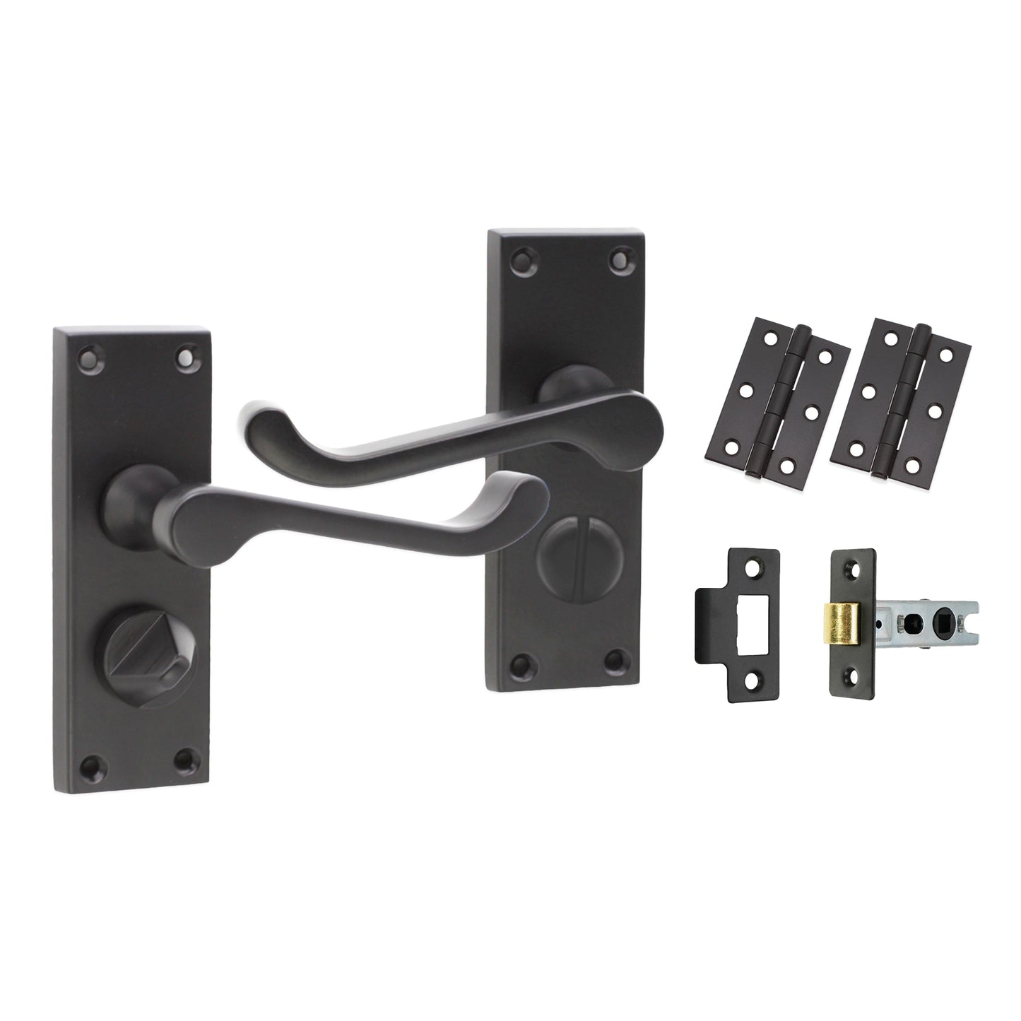 Lever on Backplate Latch Pack Home Decor