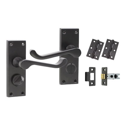 Lever on Backplate Latch Pack Home Decor