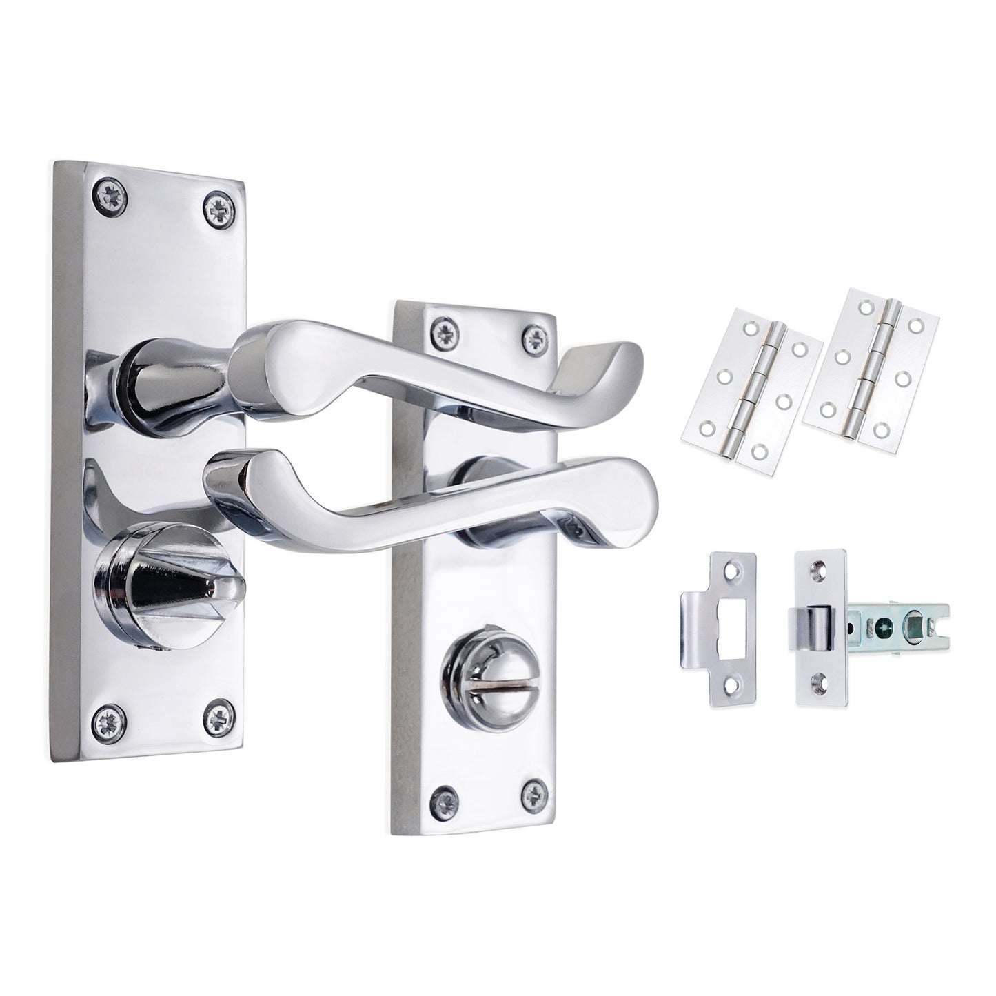Lever on Backplate Latch Pack Home Decor