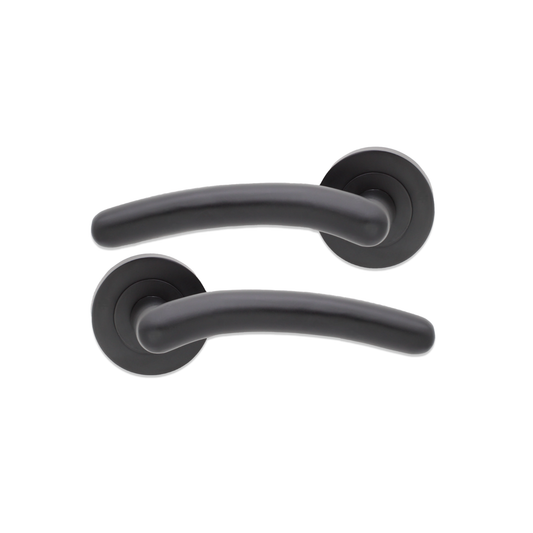 Matt Black Lever Door Handle Home Decor