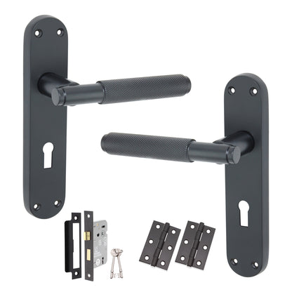 Lever on Backplate Lock Pack Home Decor