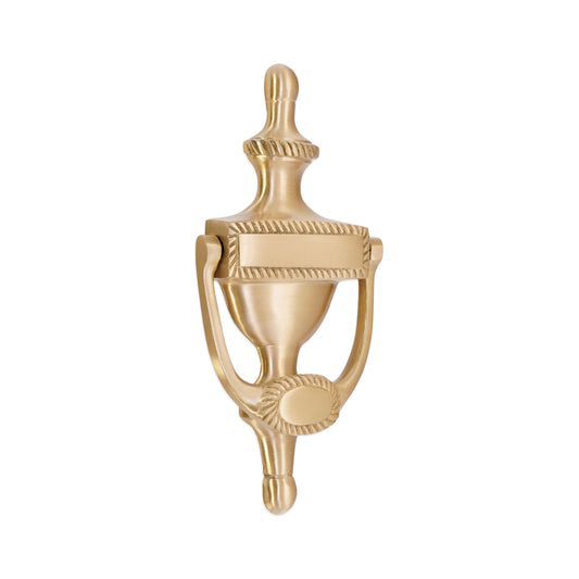 Heurtoir de porte géorgien 150 mm en laiton satiné