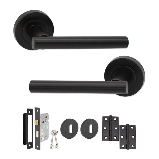 Jura Lever on Rose Matt Black Lock Pack