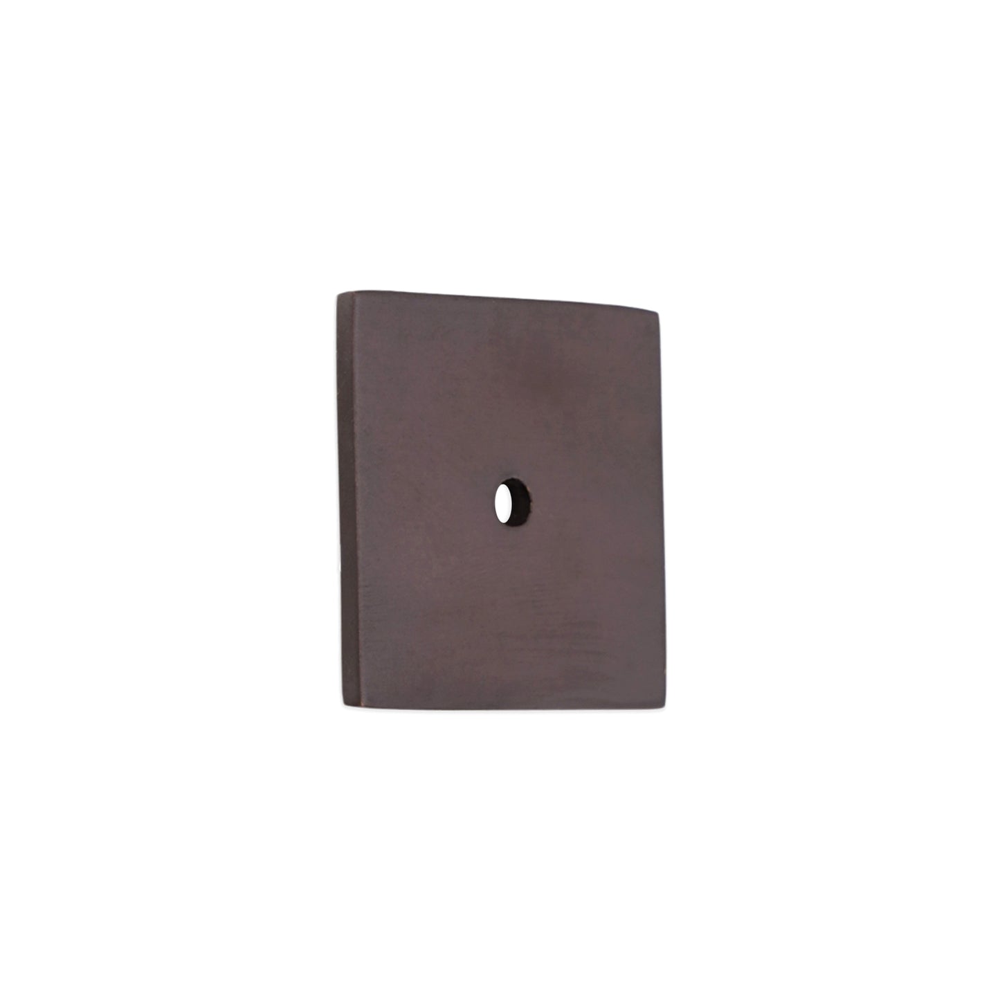 Square Backplate for Cupboard Knobs Aged Bronze