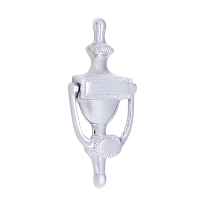 Polished Chrome Georgian Door Knocker Home Decor