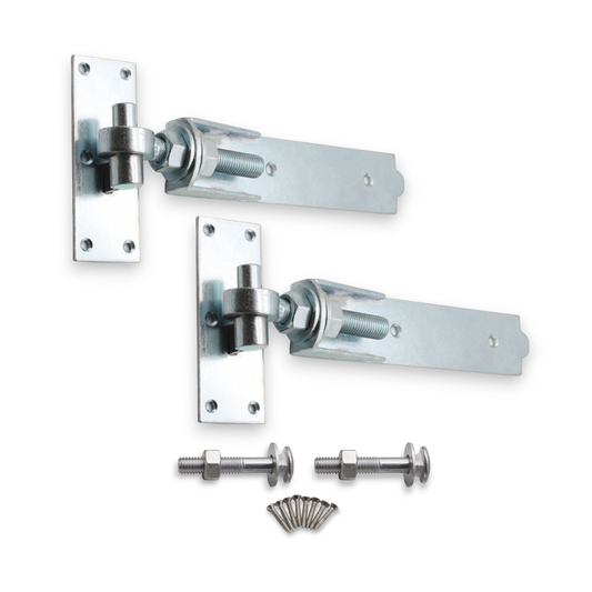Hook and Band Hinge (2)- Adjustable 10" - 250mm Zinc