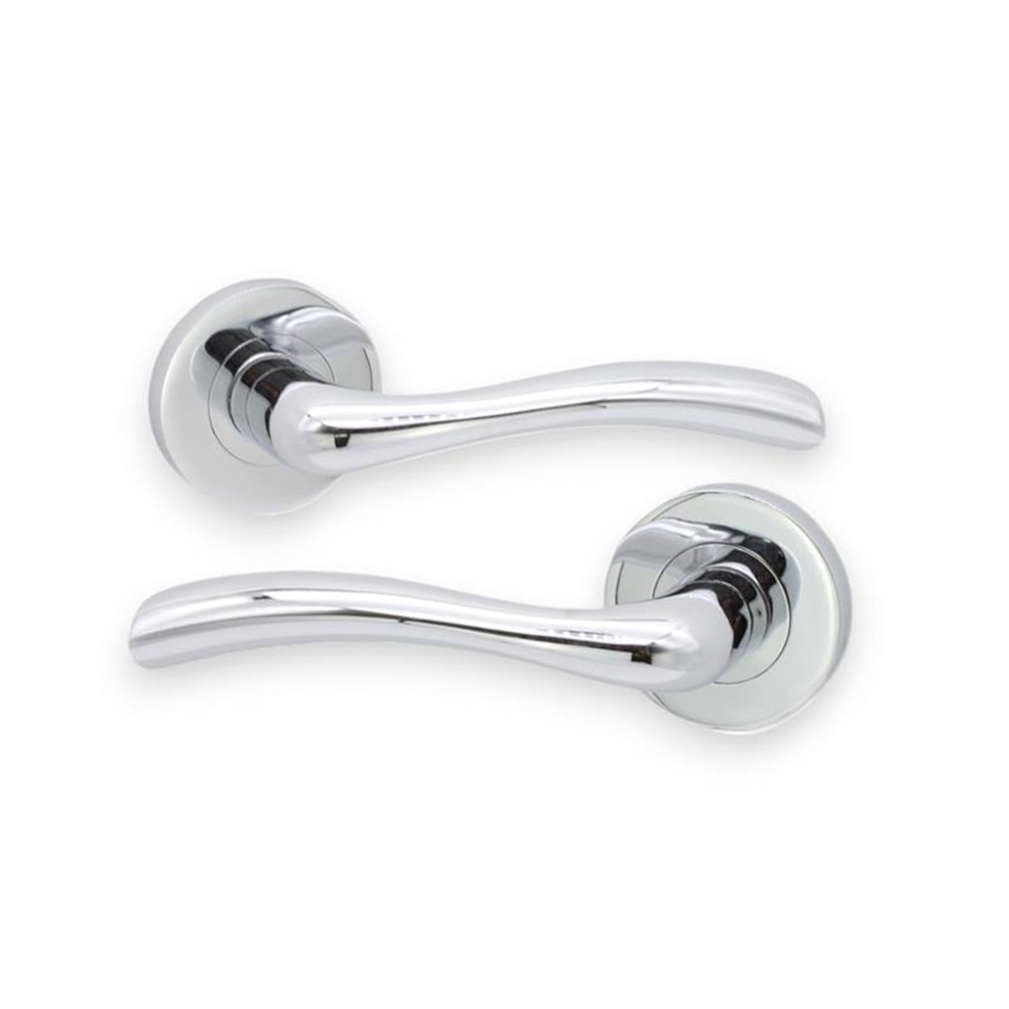 Zofie Lever on Rose Polished Chrome Latch Pack