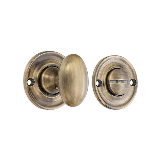 Slimline Turn & Release Antique Brass