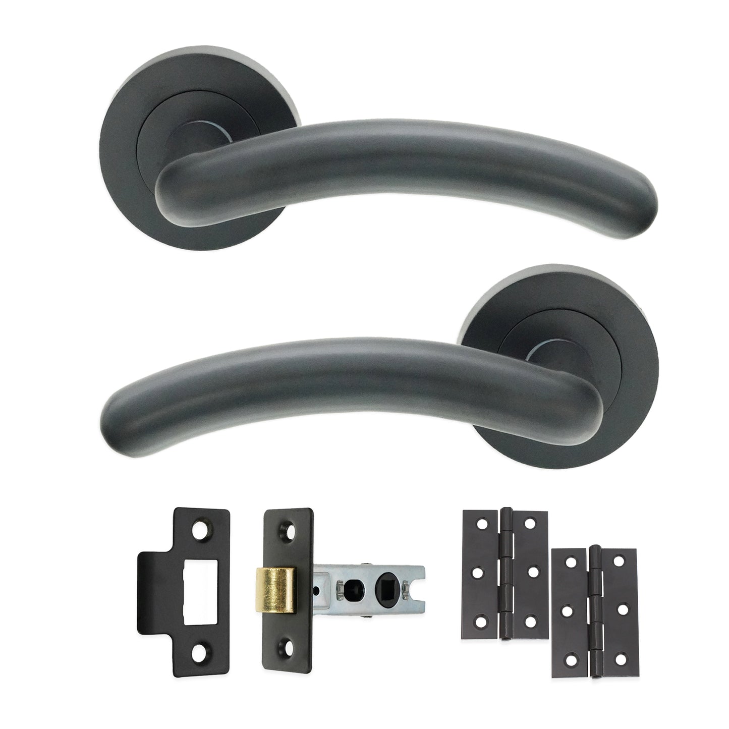 Gunmetal Grey Lever Door Handle Home Decor 