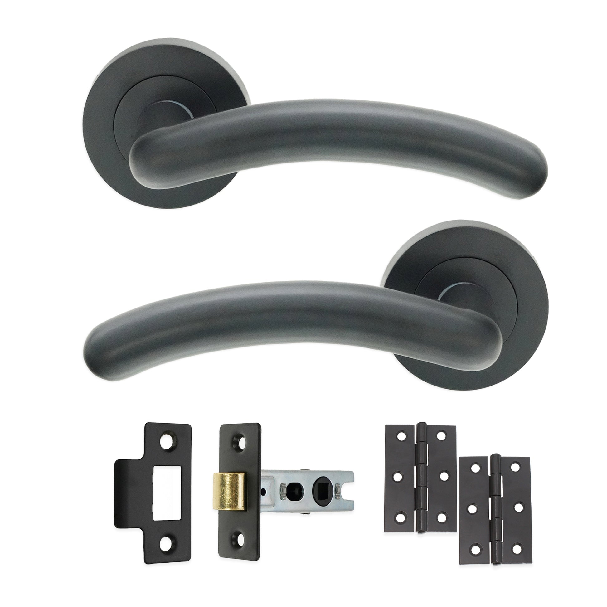 Gunmetal Grey Lever Door Handle Home Decor 