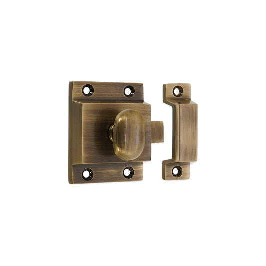 Cupboard Catch Antique Brass