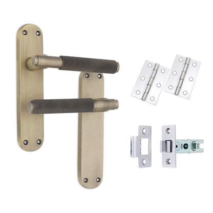 Lever on Backplate Latch Pack Home Decor
