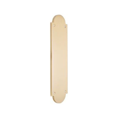 Victorian Door Finger Plate Satin Brass Home Decor