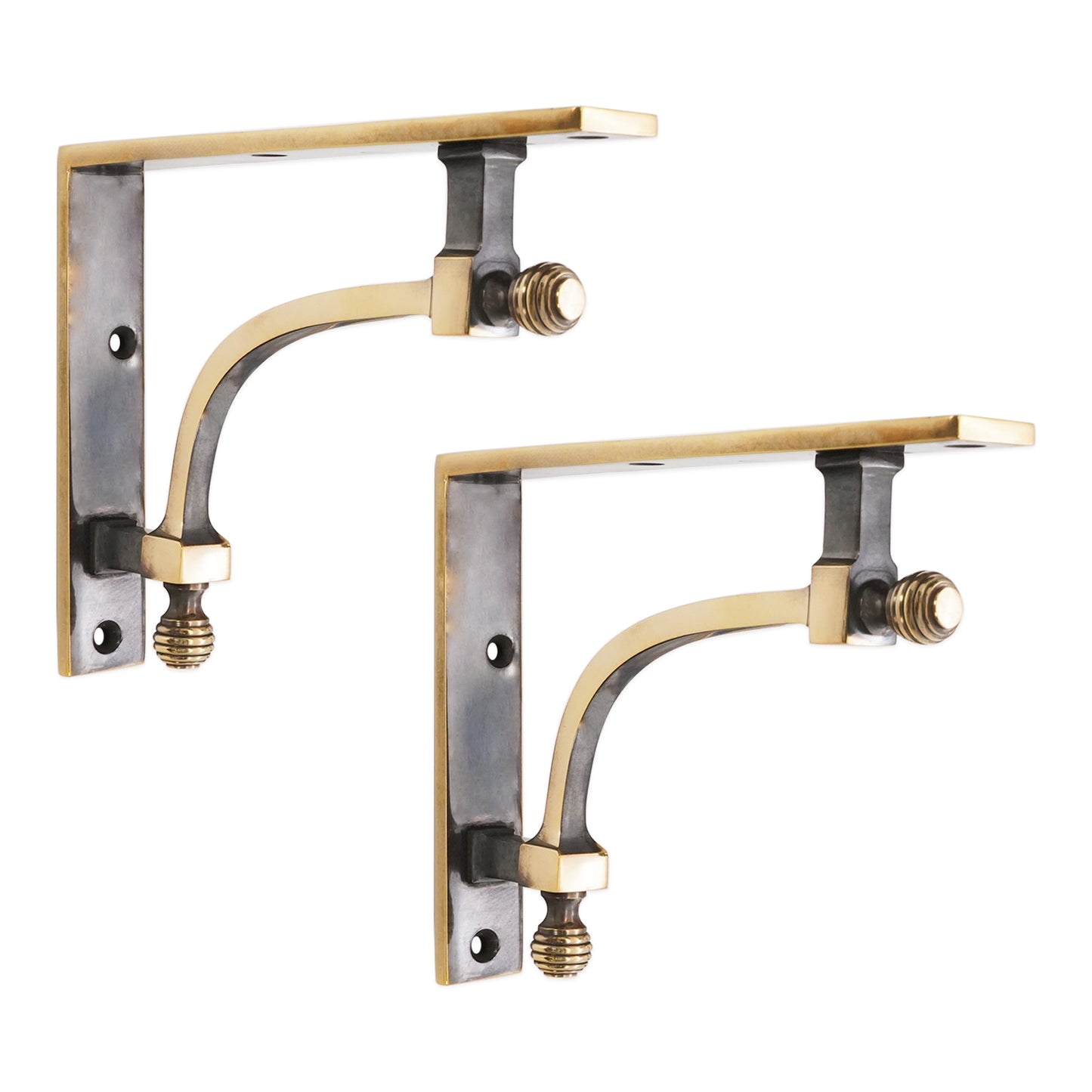 Aged Brass Shelf Bracket Home Decor 