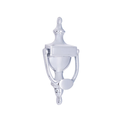 Polished Chrome Victorian Door Knocker Home Decor