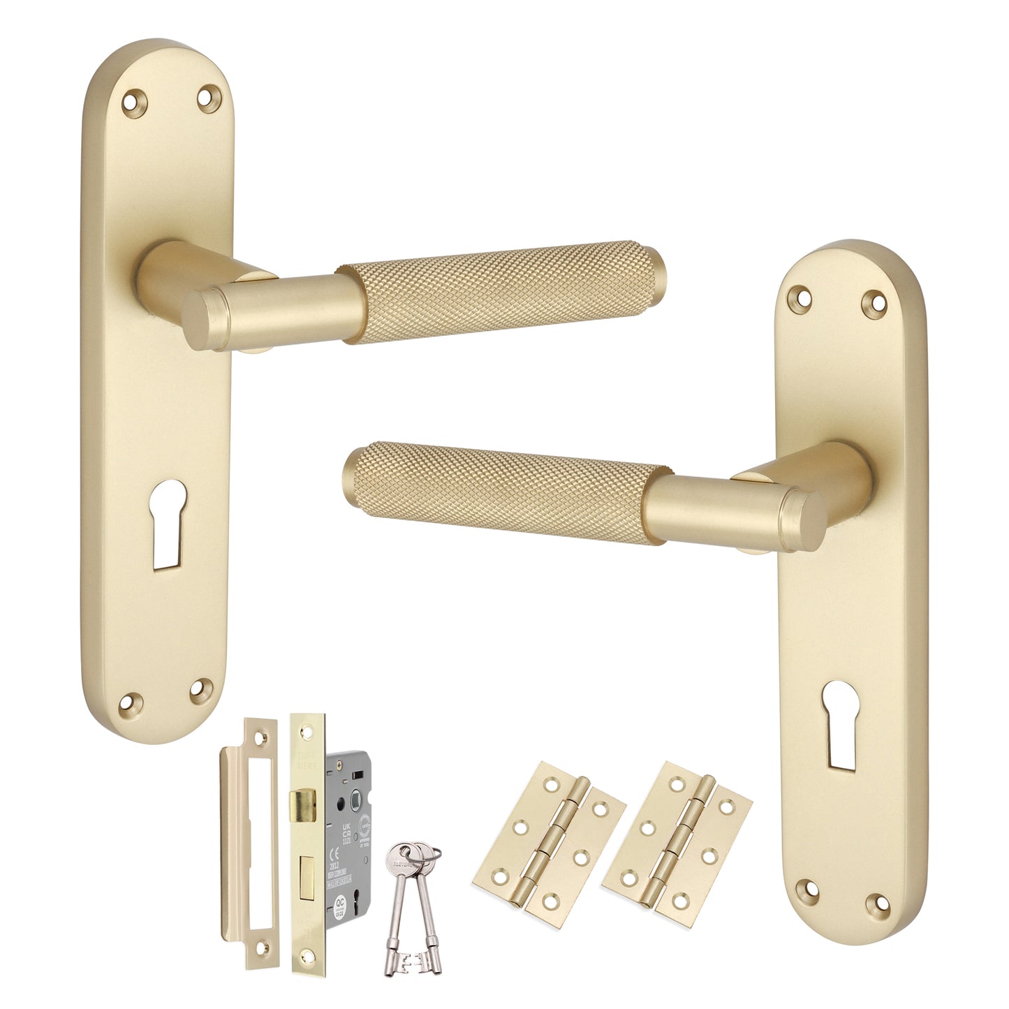 Lever on Backplate Lock Pack Home Decor