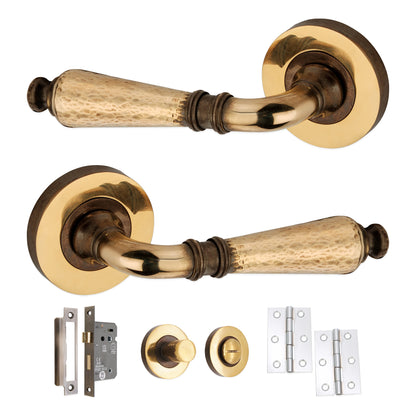 Lever on Rose Bath Pack Home Decor